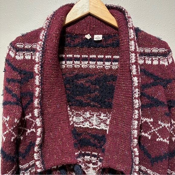 Anthropologie Moth Veras Fringe Cardigan - Picture 2 of 9